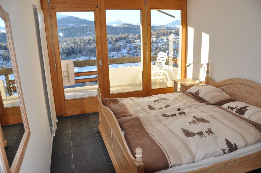 Crap Da Flem - 3.5 Zimmer Ferienwohnung Am Sonnenhang Von Flims Exterior foto